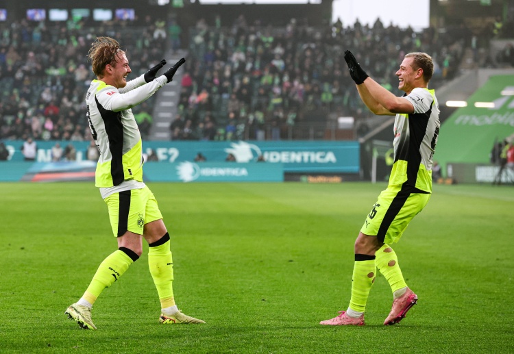 좋은 경기력을 보이는 두 선수 브란트와 기라시가 분데스리가 경쟁에서 도르트문트의 공격력에 기여하고 있다.