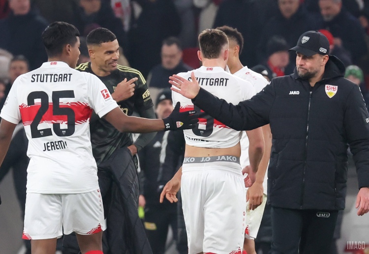 VfB Stuttgart are undefeated in their last three matches to stay fourth in the Bundesliga table with 46 points