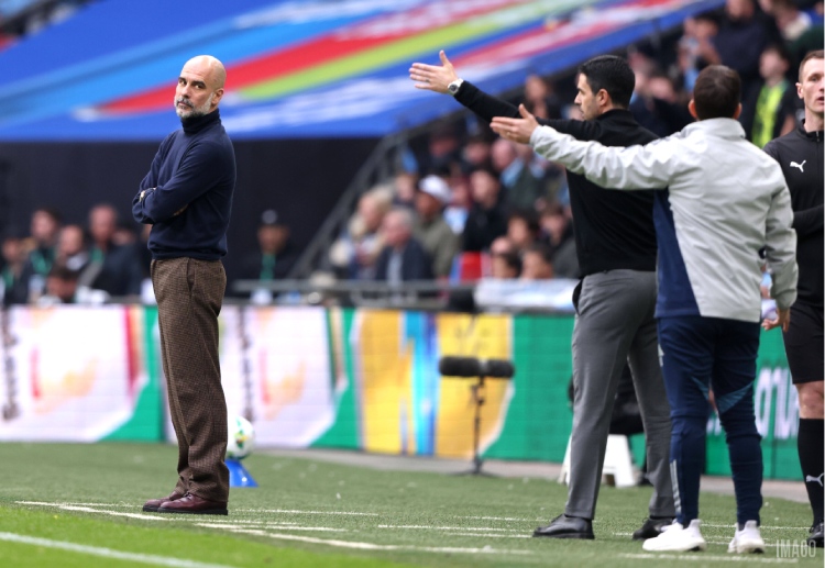 Pep Guardiola's Manchester City will face Mikel Arteta's Arsenal in their final Premier League clash this season