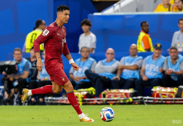 Cristiano Ronaldo cetak gol di Piala Dunia 2026