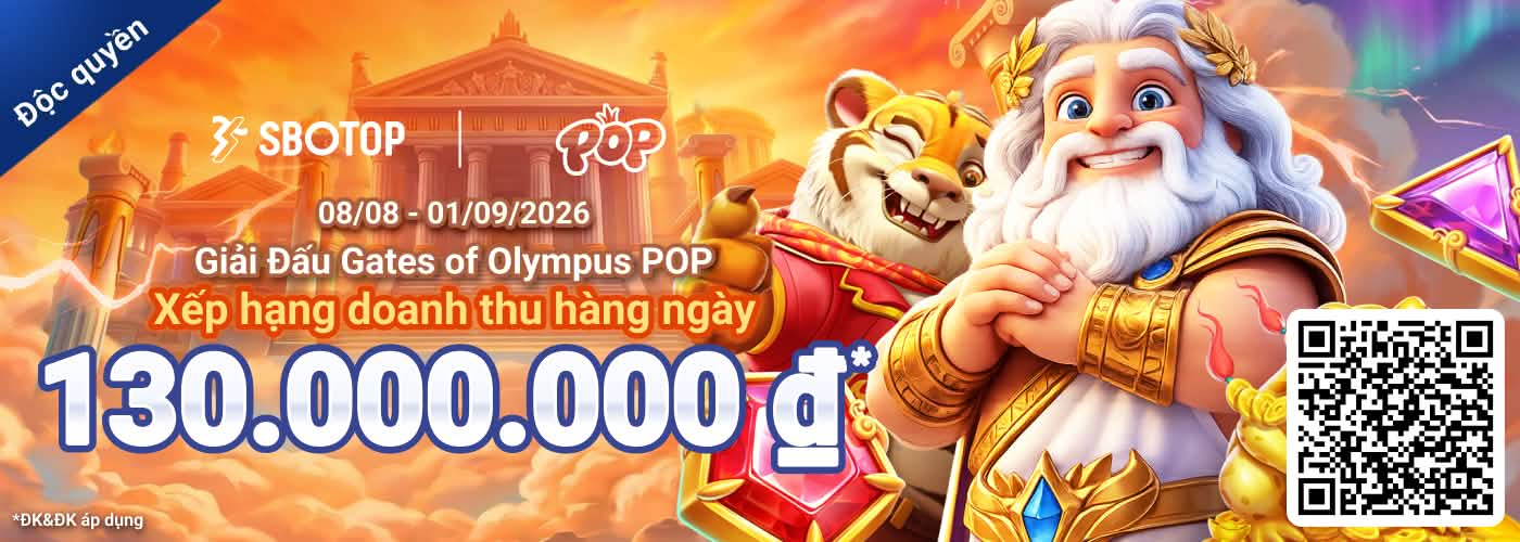 Giải Đấu Gates of Olympus POP Pragmatic Play 